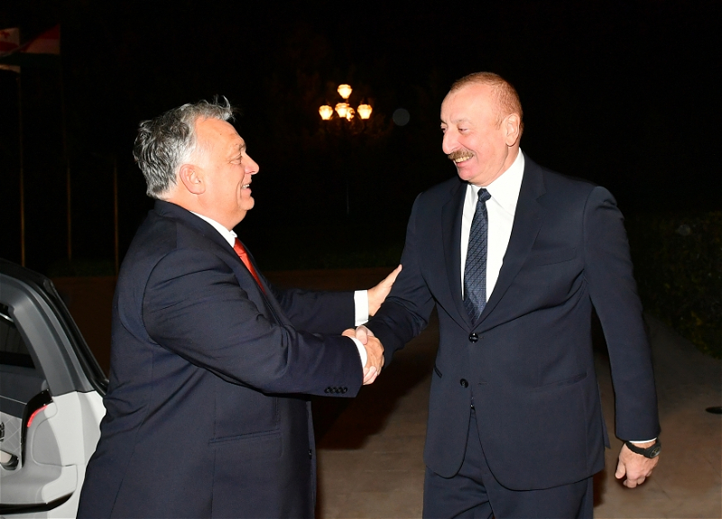 Состоялась встреча Президента Азербайджана с премьер-министром Венгрии - ФОТО