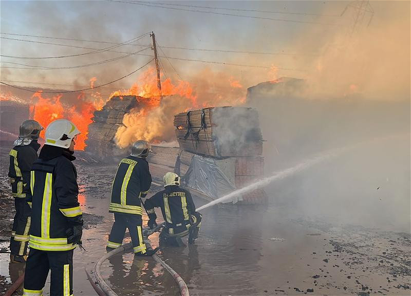 Bakıda inşaat materialları bazarındakı yanğınla bağlı cinayət işi başlanıb