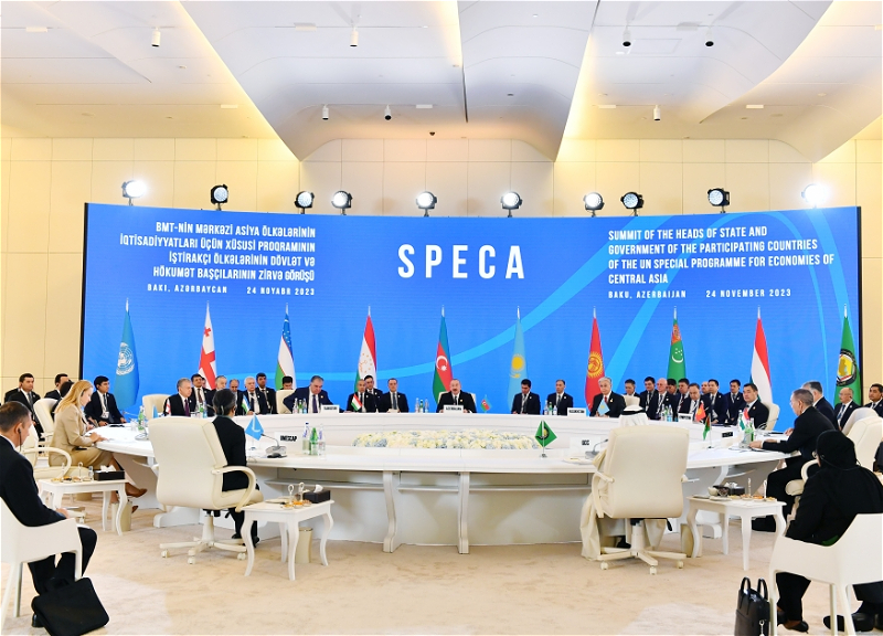 Президент Ильхам Алиев принял участие в саммите СПЕКА в Баку - ФОТО - ВИДЕО