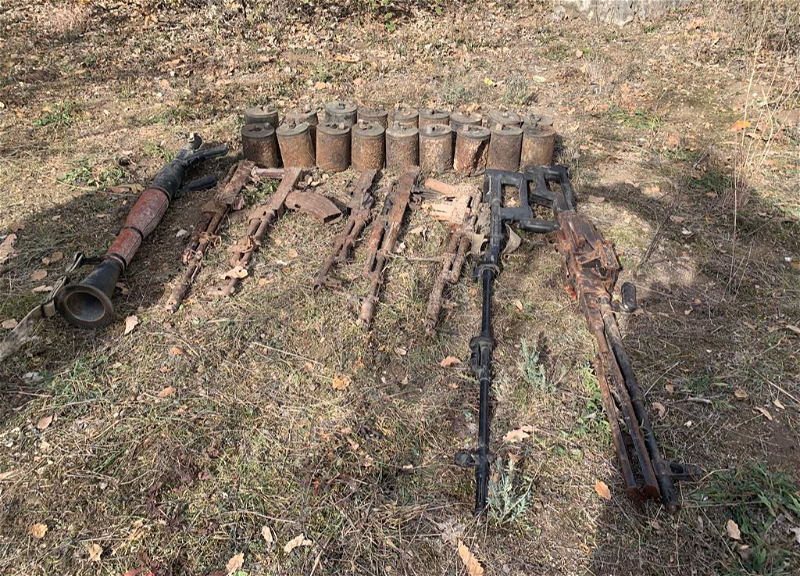 В Зангилане обнаружены мины и оружие