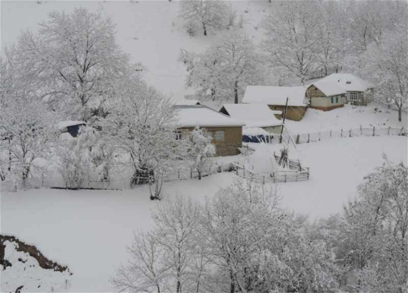 В некоторых районах Азербайджана выпал снег – ФАКТИЧЕСКАЯ ПОГОДА
