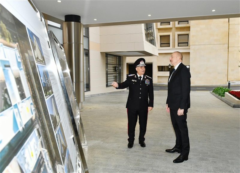 Prezident İlham Əliyev DTX-nin yeni inzibati binalarının açılışında iştirak edib - FOTO - VİDEO