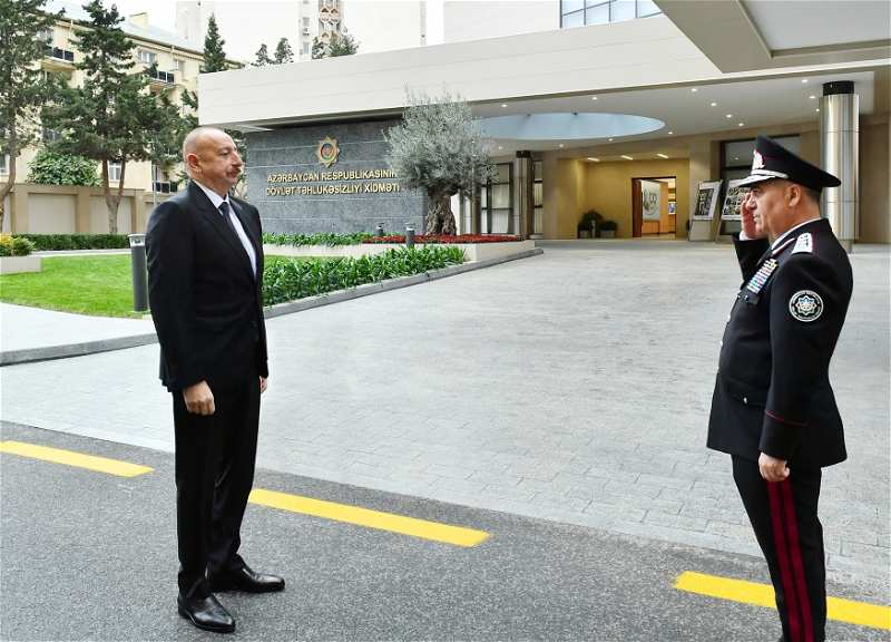 Президент Ильхам Алиев принял участие в открытии новых административных зданий Службы государственной безопасности - ФОТО - ВИДЕО