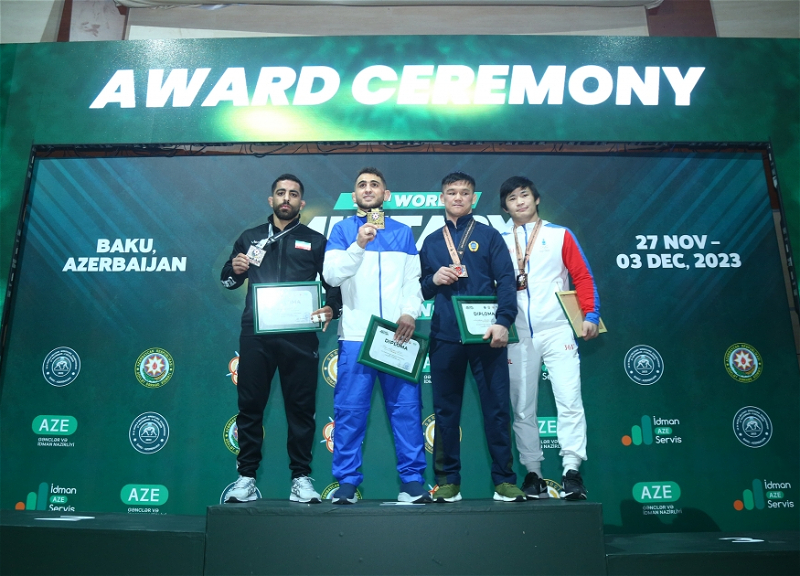Четыре азербайджанских борца стали чемпионами мира среди военнослужащих