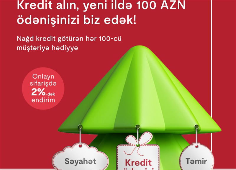 Новогодняя акция по кредиту наличными от Kapital Bank