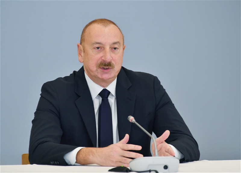 Президент Ильхам Алиев: Армения выражает готовность принять пять известных принципов