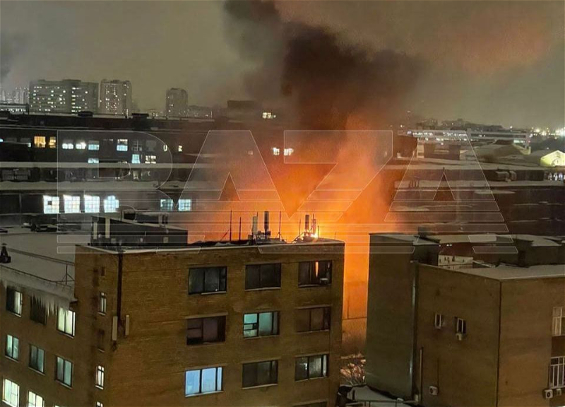 В Москве горит электрозавод - ФОТО