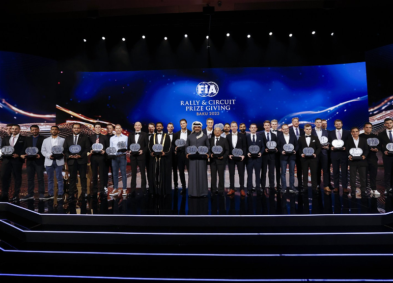 Неделя FIA в Баку завершилась церемонией вручения наград Rally & Circuit Award - ФОТО