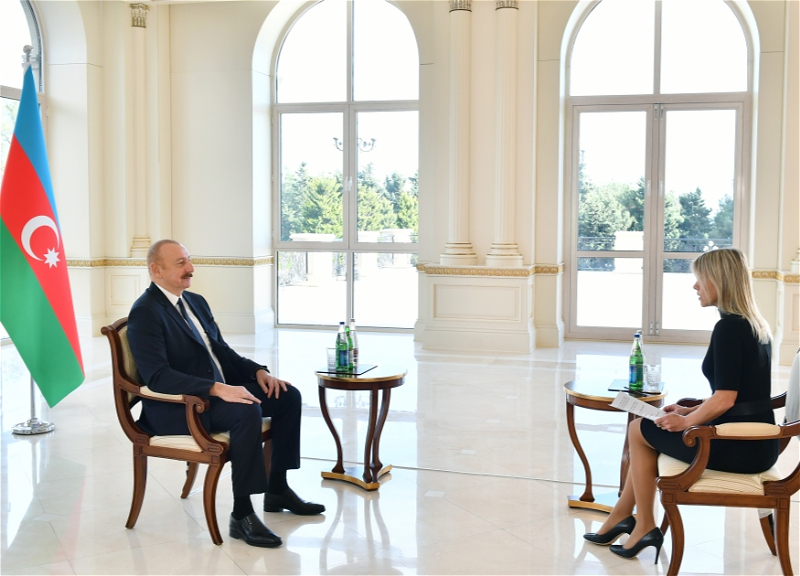 Ильхам Алиев дал интервью телеканалу «Евроньюс» - ФОТО - ВИДЕО