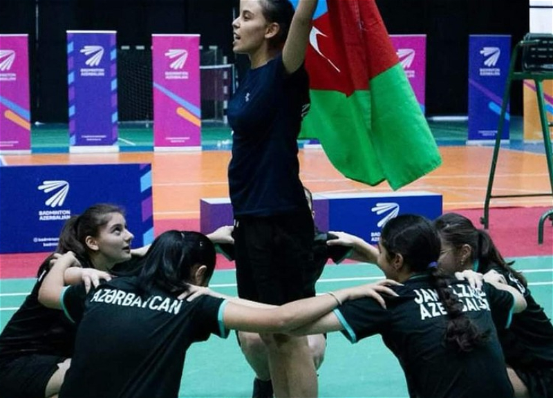 Азербайджанские бадминтонистки впервые победили на квалификационном этапе ЧЕ - ФОТО