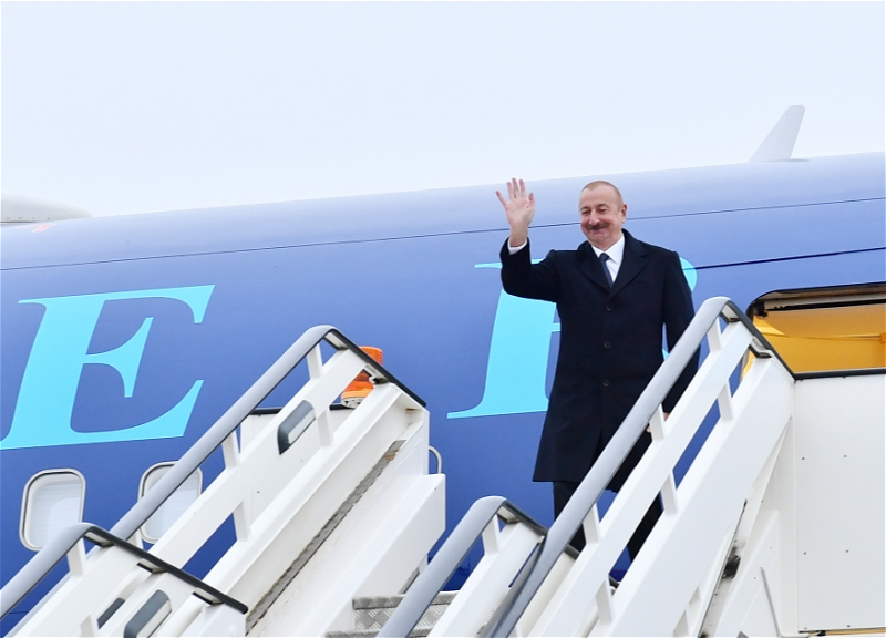 Завершился визит Президента Азербайджана Ильхама Алиева в Сербию - ФОТО
