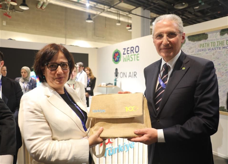 Азербайджанская делегация посетила павильон Турции на саммите COP 28