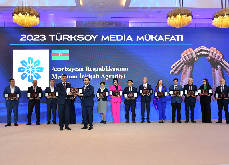 TÜRKSOY Media Mükafatı və TÜRKSOY-un xüsusi mükafatının təqdimatı olub - FOTO