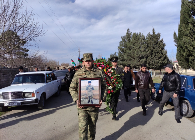 Шехид Сахават Ахундов похоронен в селе Саяд Хачмазского района - ФОТО