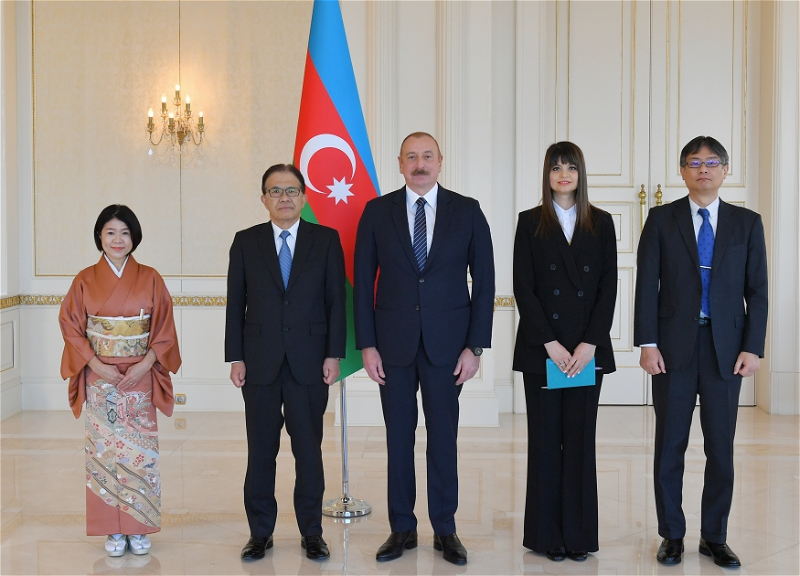 Новый посол Японии вручил верительные грамоты Президенту Азербайджана - ФОТО