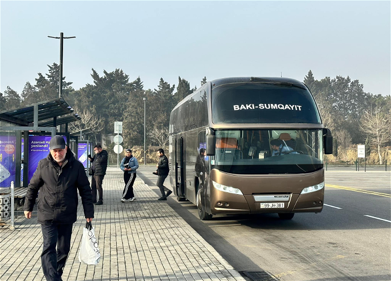 С сегодняшнего дня экспресс-автобусы Сумгайыт-Баку обслуживают пассажиров - ФОТО
