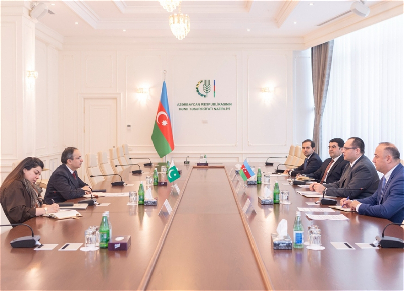 Обсуждены вопросы экспорта азербайджанской сельскохозпродукции в Пакистан - ФОТО
