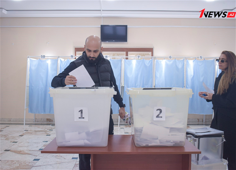 Названо число проголосовавших на 7-м избирательном участке Сабаильского избирательного округа №7 - ФОТО