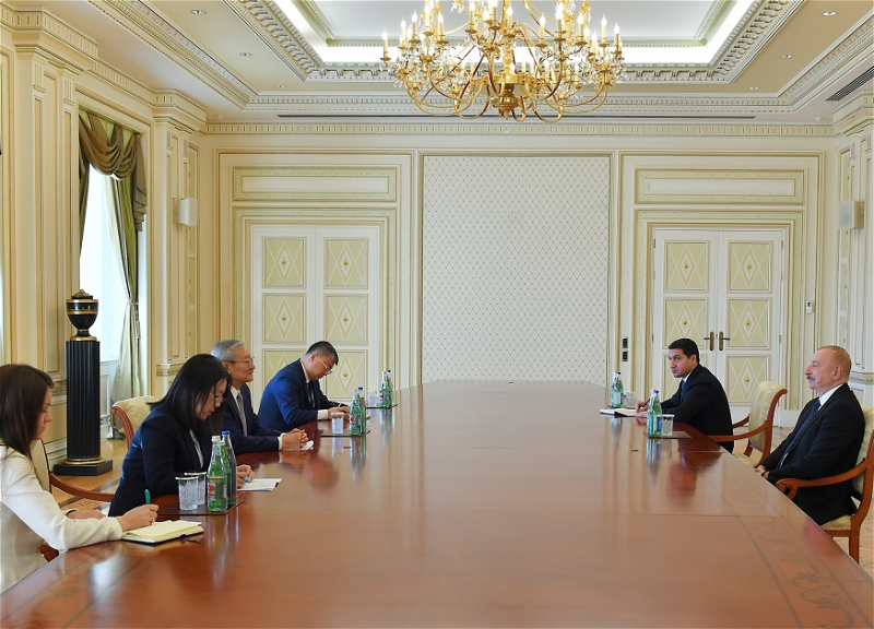 Президент Ильхам Алиев принял генерального секретаря Шанхайской организации сотрудничества