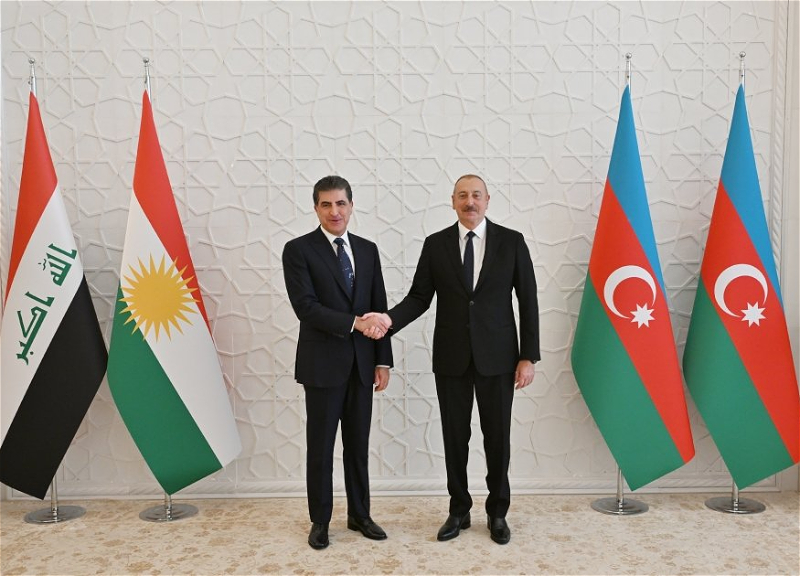 Глава региона Иракский Курдистан позвонил Президенту Ильхаму Алиеву