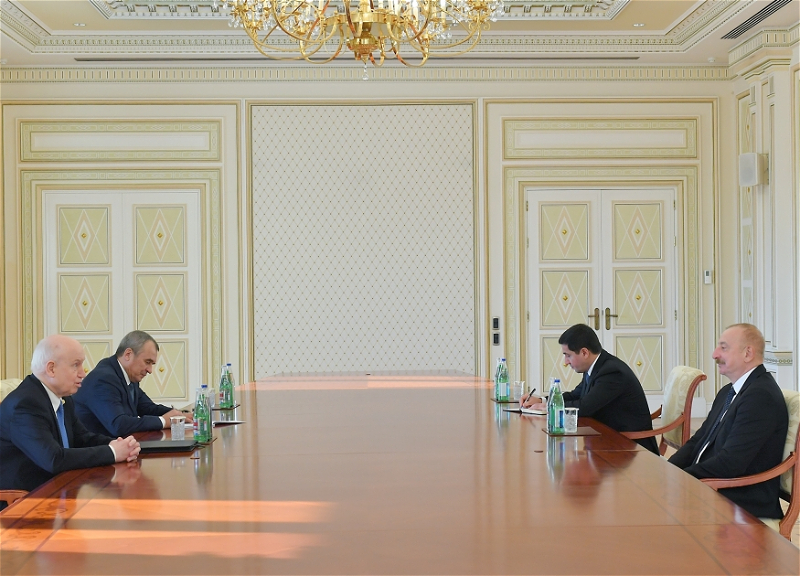 Президент Ильхам Алиев принял генерального секретаря Содружества Независимых Государств