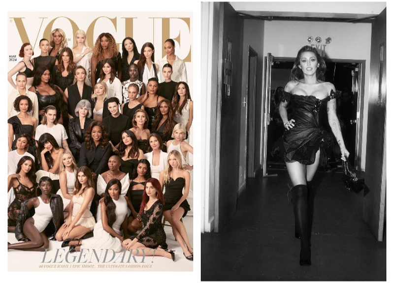 Кроуфорд, Шейк, Сайрус и другие: Vogue впервые снял для обложки 40 икон моды - ФОТО - ВИДЕО