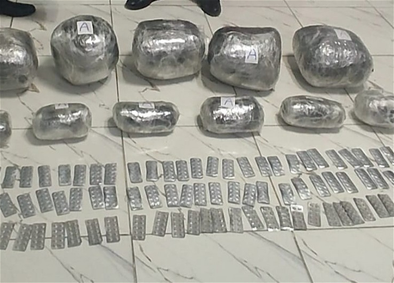 В Азербайджане полиция изъяла 33 кг наркотиков, доставленных из Ирана - ФОТО