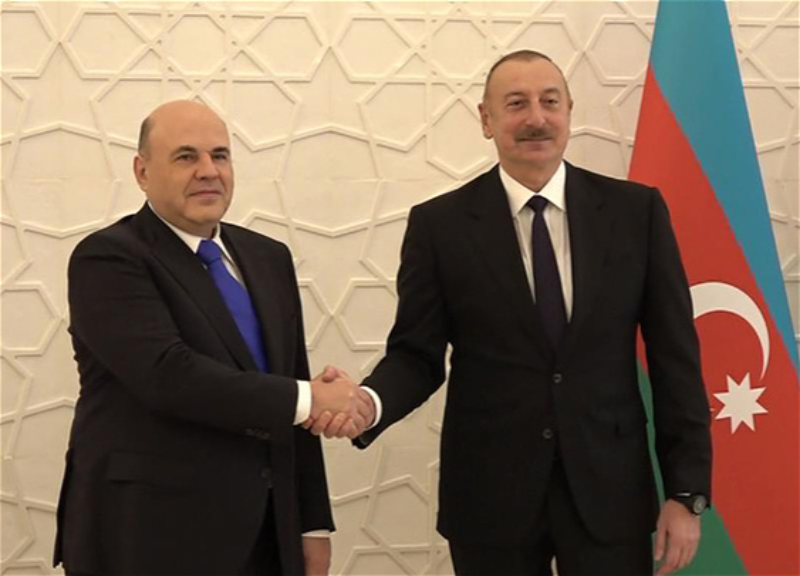 Михаил Мишустин поздравил Президента Ильхама Алиева