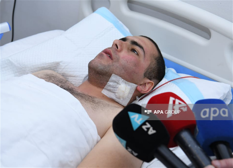 Азербайджанский военнослужащий, раненый в результате армянской провокации: Хочу поскорее выздороветь и продолжить службу на боевом посту - ФОТО - ВИДЕО