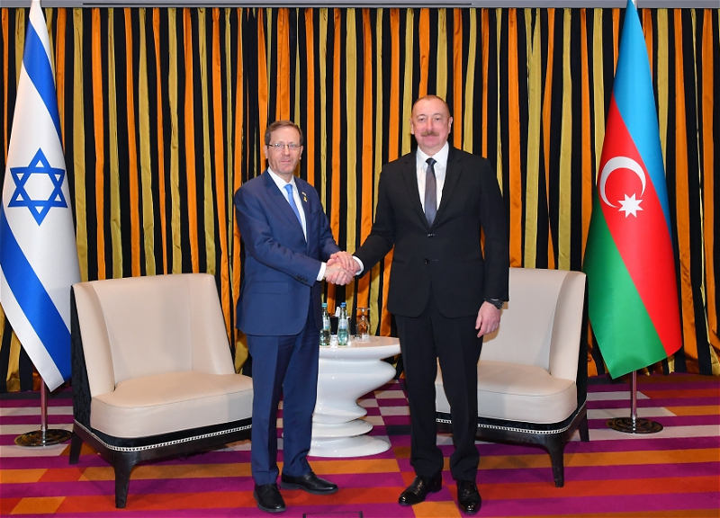 Ильхам Алиев и Президент Израиля Ицхак Герцог встретились в Мюнхене - ФОТО
