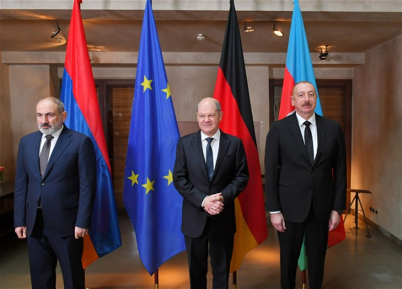 В Мюнхене состоялась встреча Президента Ильхама Алиева, Олафа Шольца и Никола Пашиняна - ВИДЕО - ОБНОВЛЕНО