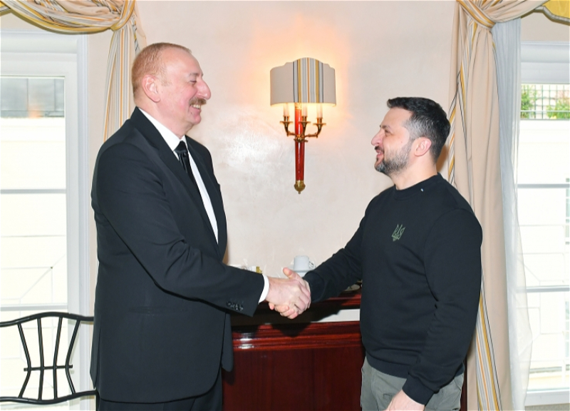 Президенты Азербайджана и Украины встретились в Мюнхене - ФОТО