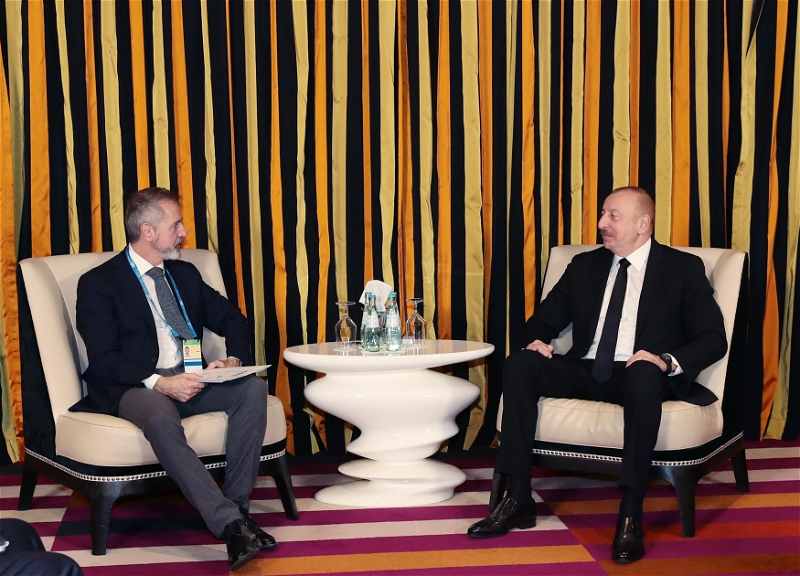 В Мюнхене состоялась встреча Президента Азербайджана Ильхама Алиева с президентом компании Indra - ФОТО
