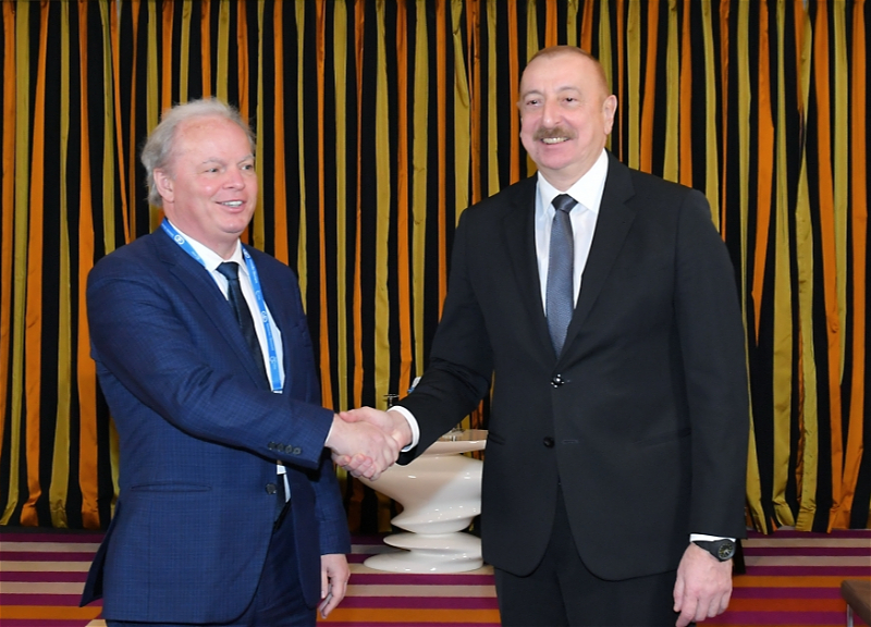 Президент Ильхам Алиев встретился в Мюнхене с управляющим директором Всемирного банка - ФОТО