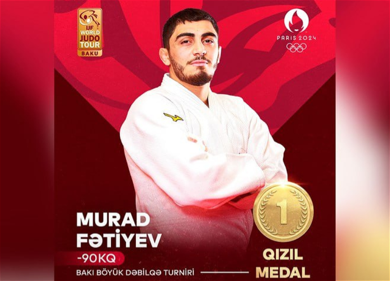 «Большой шлем»: Еще один азербайджанский дзюдоист завоевал золотую медаль