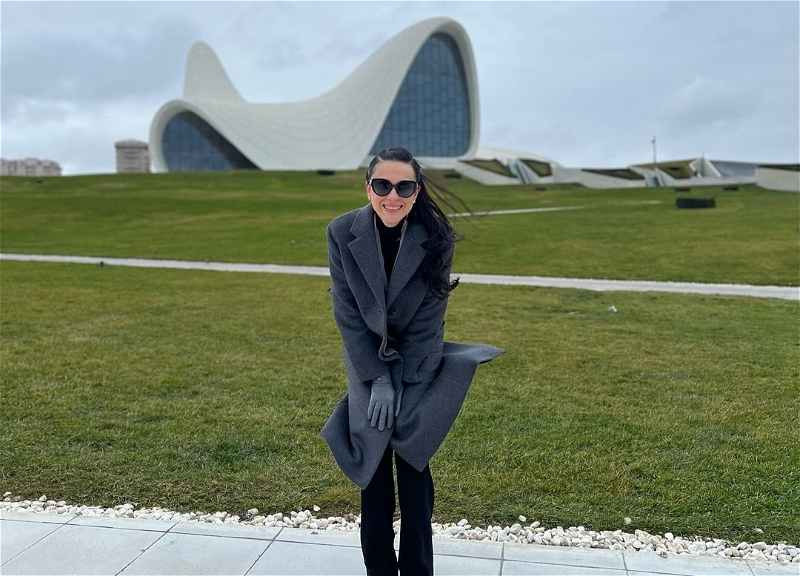 Наиля Аскерзаде: «Привет, ветреный и красивый Баку!» – ФОТО