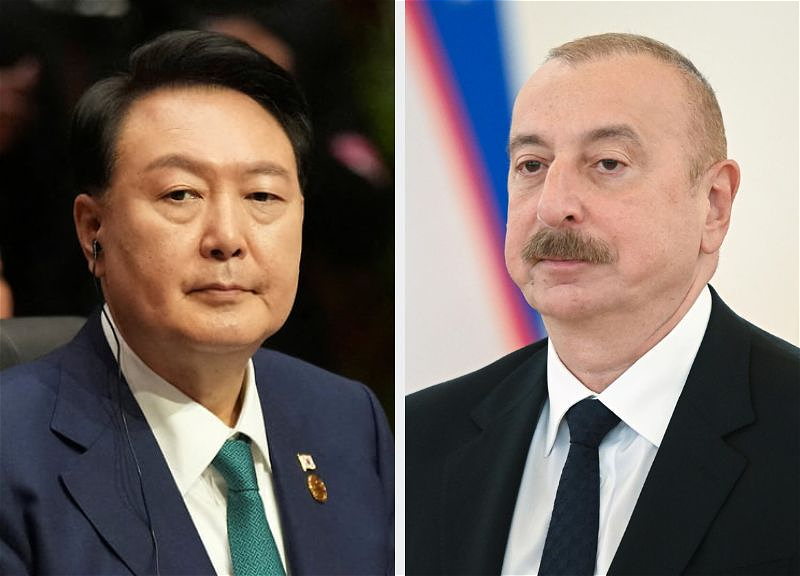 Президент Южной Кореи поздравил Ильхама Алиева с переизбранием