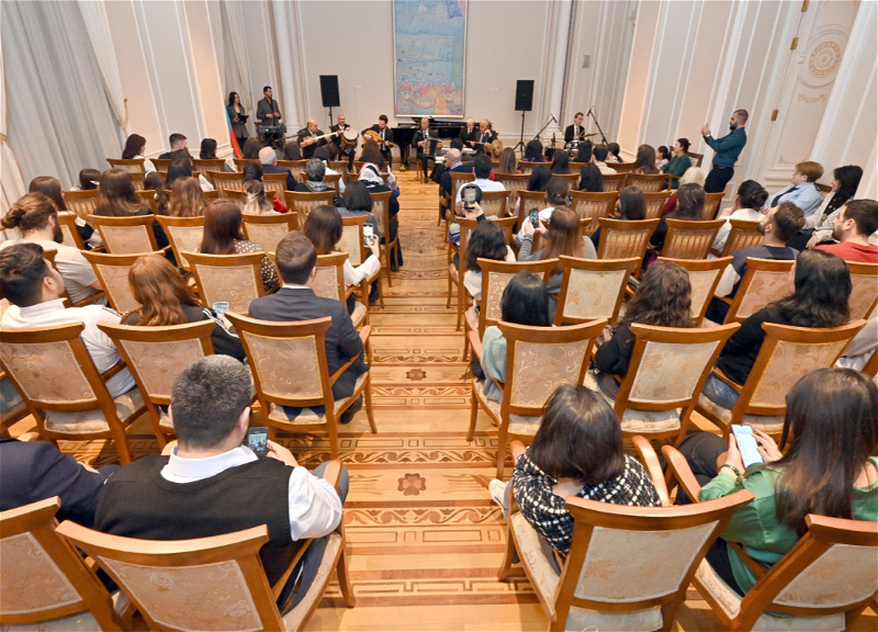 “Muzeydə musiqi” layihəsi çərçivəsində Mahnı Teatrında konsert təşkil edilib - FOTO