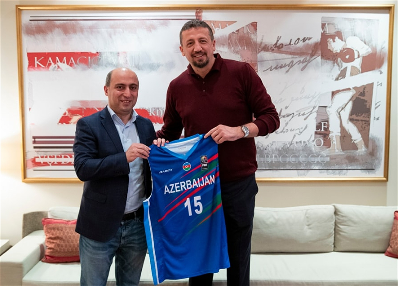 Эмин Амруллаев встретился с главой федерации баскетбола Турции