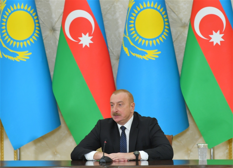 Президент Азербайджана: Транскаспийский транспортный маршрут сегодня полностью раскрывает свой потенциал
