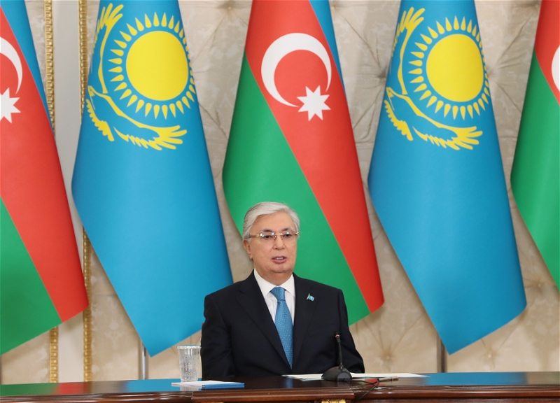 Касым-Жомарт Токаев: Народ Казахстана проявлял большую радость в связи с исторической победой Азербайджана
