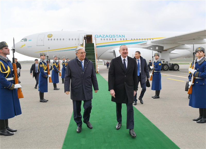 Qazaxıstan Prezidenti Füzuli rayonuna səfər edib