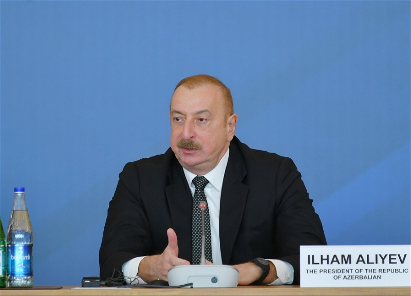 Президент: Восстановление территориальной целостности и суверенитета Азербайджана будет иметь положительные последствия для разрешения конфликтов