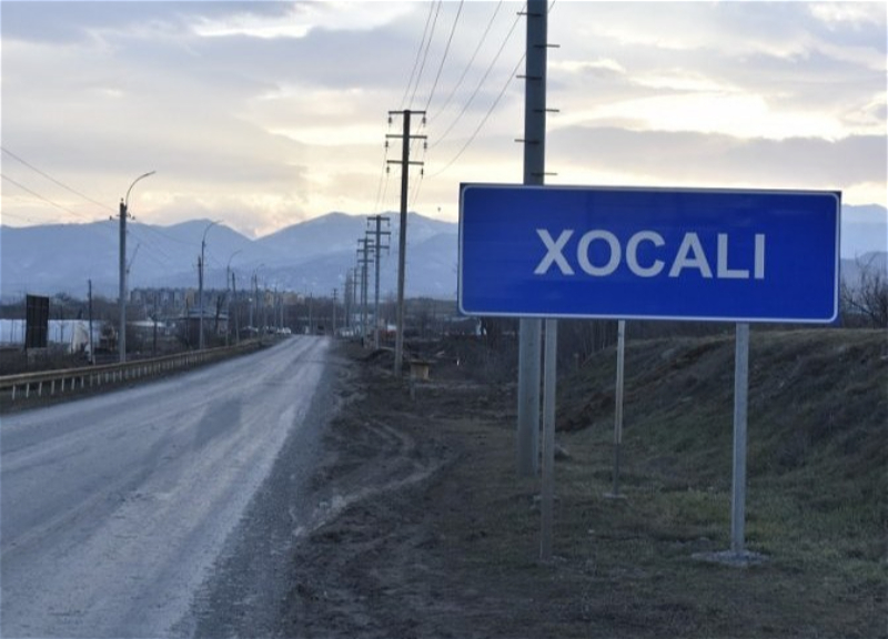 Xocalı şəhərində Şəhidlər xiyabanı salınır