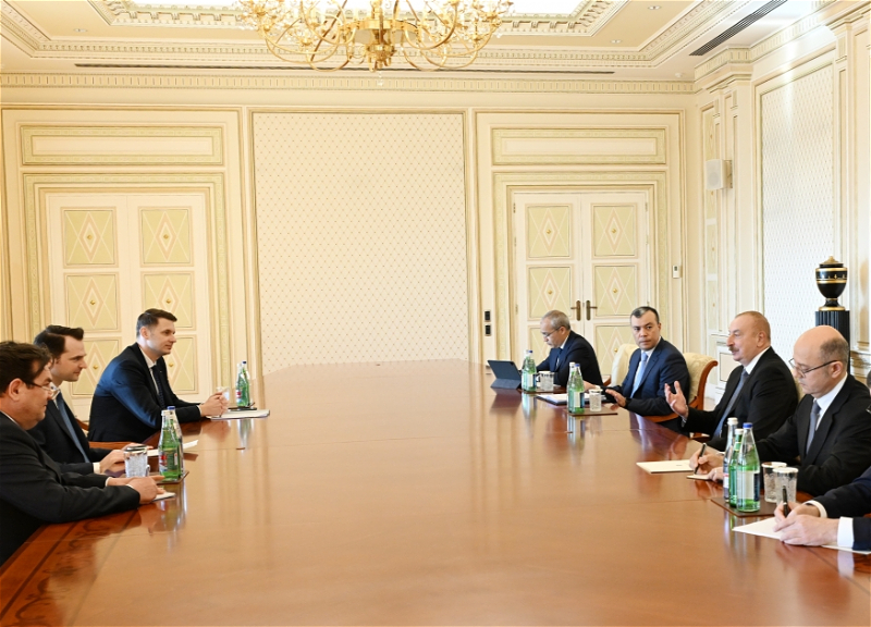 Президент Азербайджана принял министра энергетики Румынии - ФОТО