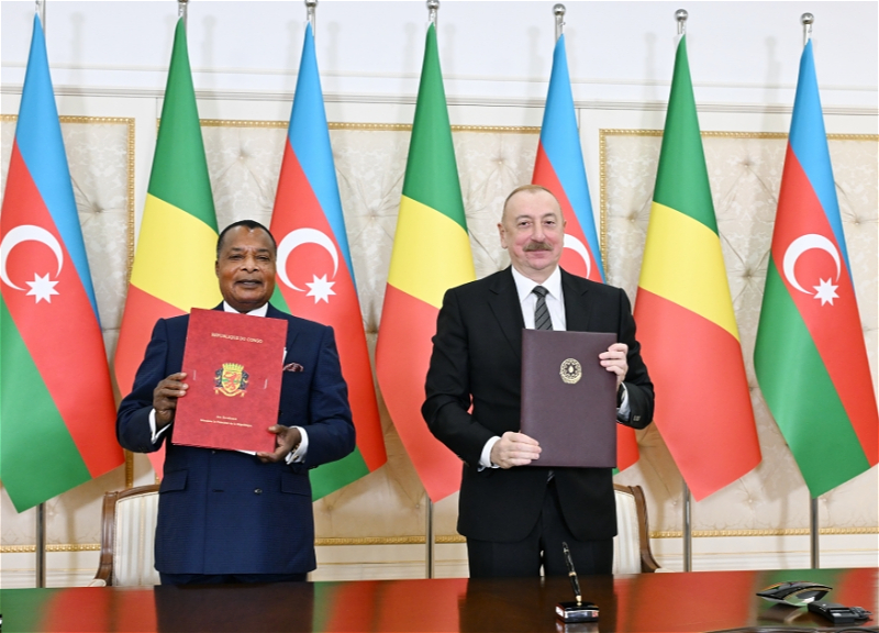 Подписаны азербайджано-конголезские документы - ФОТО
