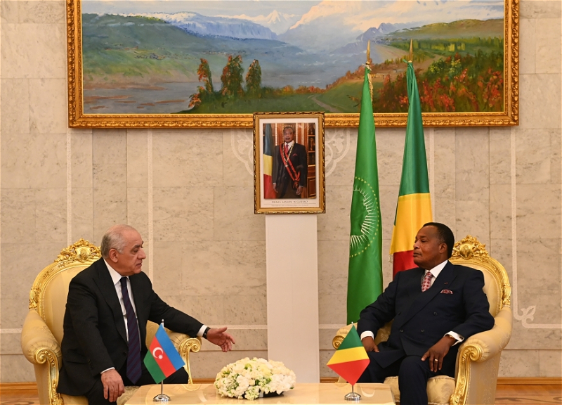 Премьер-министр Али Асадов встретился с Президентом Конго Дени Сассу-Нгессо