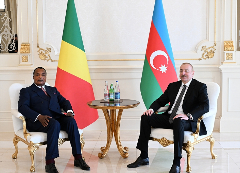 Состоялась встреча президентов Азербайджана и Конго один на один - ФОТО