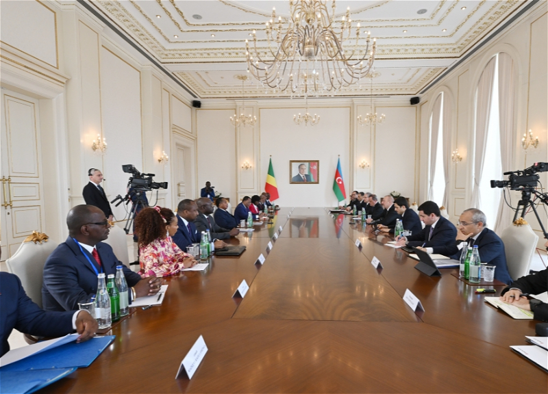 Состоялась встреча президентов Азербайджана и Конго в расширенном составе - ФОТО