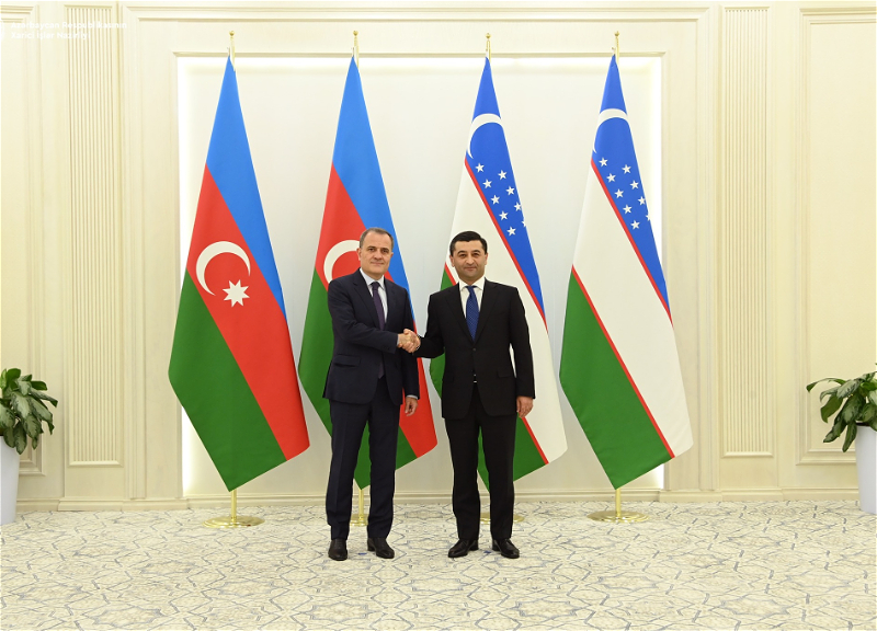 Главы МИД Азербайджана и Узбекистана встретились в Ташкенте - ФОТО